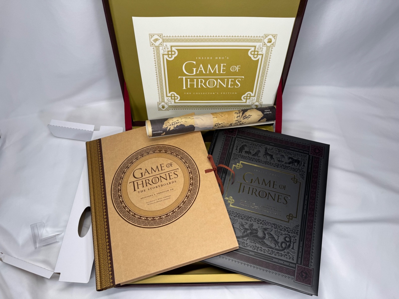 HBO's Game of Thrones: The Collector's Edition Hardcover | Two Books & Two Maps-image