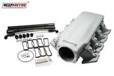 Deepmotor Ls1 Ls2 Ls6 102mm Casting Bolted Intake Manifold With Fuel Rail Silver