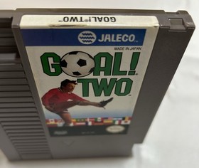 Jaleco Goal! and Goal! Two Nintendo NES NTSC-U/C Authentic and Tested Lot of 2