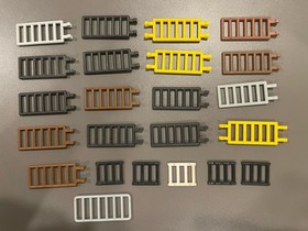 Lego Fences Lot - 87 Pieces - Lattice Spindled Gate Rare