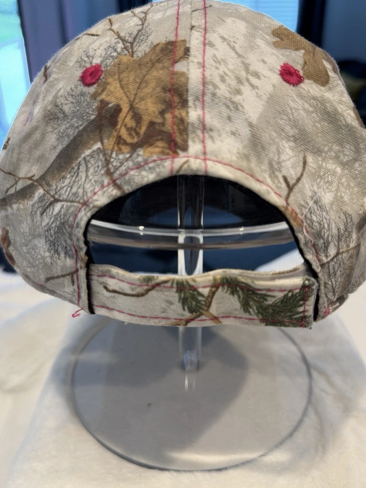 Realtree Gorra Exterior Camuflaje Sombrero Ajustable Rosa Costuras Caza Exterior Foto 3 de 4