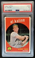 1959 Topps Al Kaline #360 Tigers PSA 5