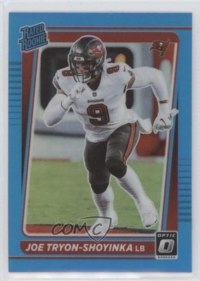 2021 Donruss Optic Rated Aqua Prizm /299 Joe Tryon-Shoyinka #255 Rookie RC 0j4n