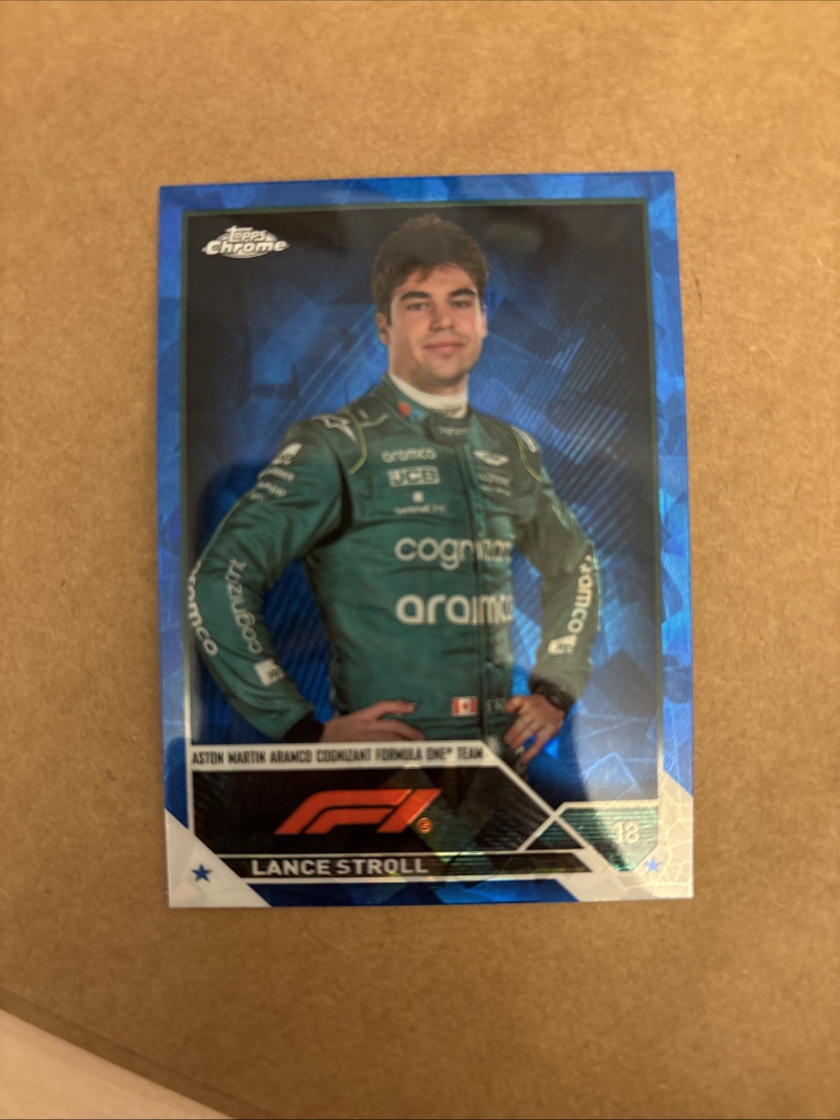 Lance Stroll 2023 Topps Chrome Sapphire Edition Formula 1 F1 #43 Aston Martin