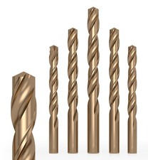 HSS Gold Cobalt Jobber Drill Bit - For Drilling Stainless Steel  Hard Steels