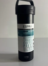 NEW ESPRO ULTRALIGHT TRAVEL COFFEE FRENCH PRESS P0 Black