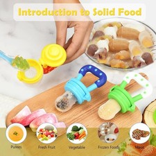 Silicone Baby Fruit Feeder Pacifier Pack of 3 Infant Teething Nibbler fresh