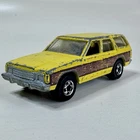 Hot Wheels Ars Wagon Vintage 1970 Diecast Car Yellow Wood Panel Estate