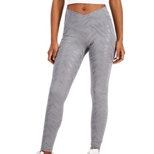 New Jenni Womens On Repeat Crossover Full Length Legging Size large - Foto 1 di 4