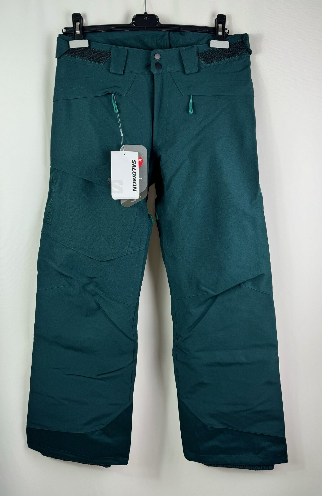 Salomon Pantaloni da Sci Uomo Non Tracciati Pino Ponderosa Taglia S