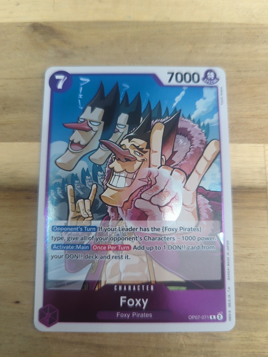 【PSA10】フォクシー OP07-071 OP07-071 FOXY Rare 500 Years In The Future One Piece Foil | eBay