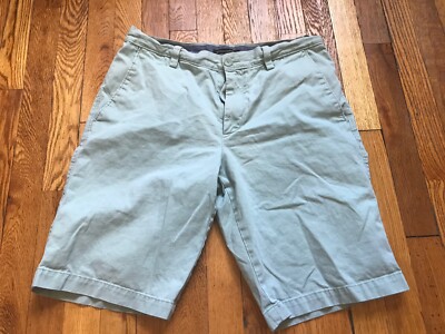 Banana Republic Emerson Chino Shorts Men’s Size 30 x Blue Flat Front  Preppy