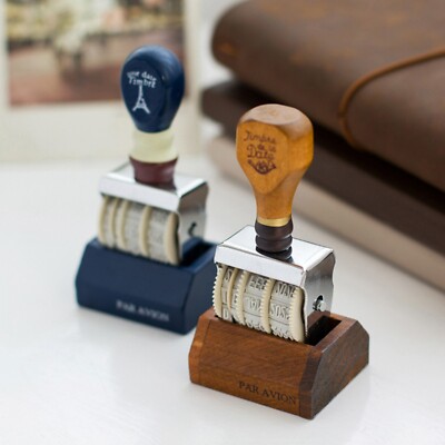 Retro Stempel Vintage Stil altes Datum DIY Kalender Journal Planer Sammelalbum