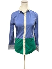 Haberdashery for J. Crew Size XXS Blue Color Bloody Button Down Shirt Top