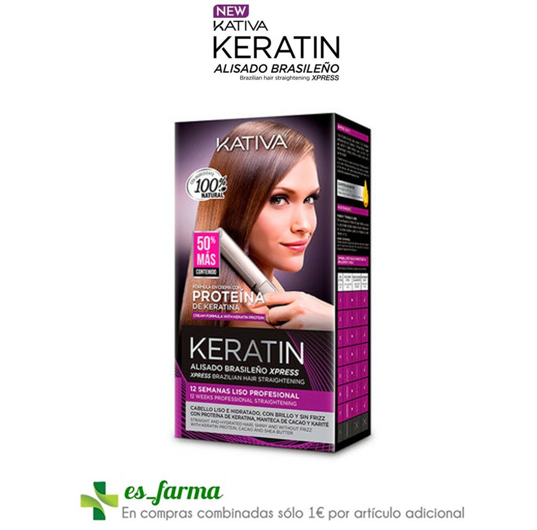 KATIVA KERATIN ALISADO BRASILEÑO XPRESS KERATINA BRAZILIAN HAIR STRAIGHTENING