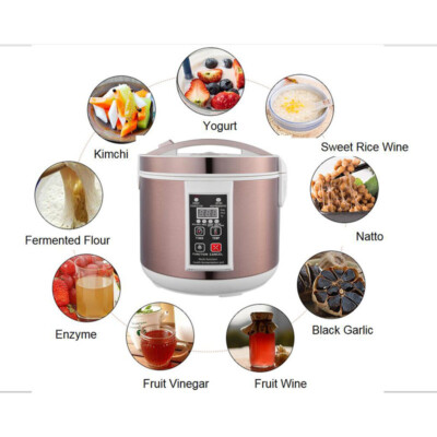 6L Multi-Functional Garlic Yogurt Natto Fruit Wine Fermentation Pot 110V