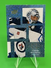 ❄️2024-25 UD Series 1 Hockey UD Portraits Speckled P-16 Connor Hellebuyck!!❄️