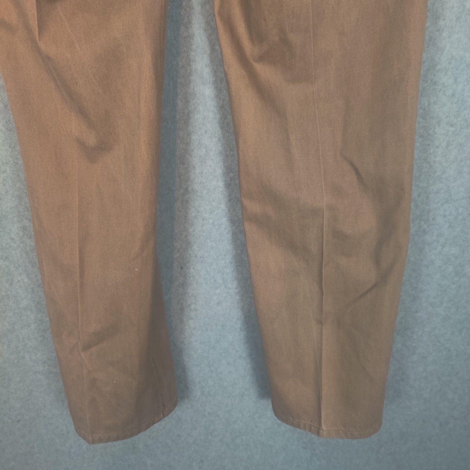 Peter Millar Pants Men 32 Solid Beige Flat Front … - image 8