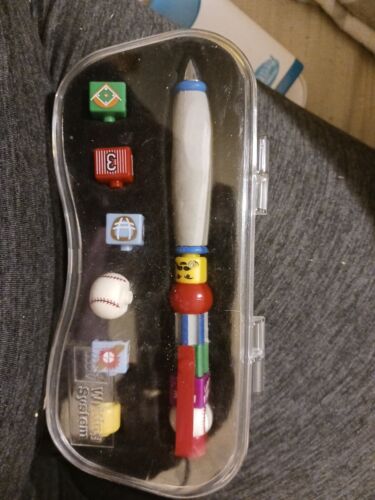 LEGO Writing System Buildable Pen Baseball, With Case - Picture 1 of 5
