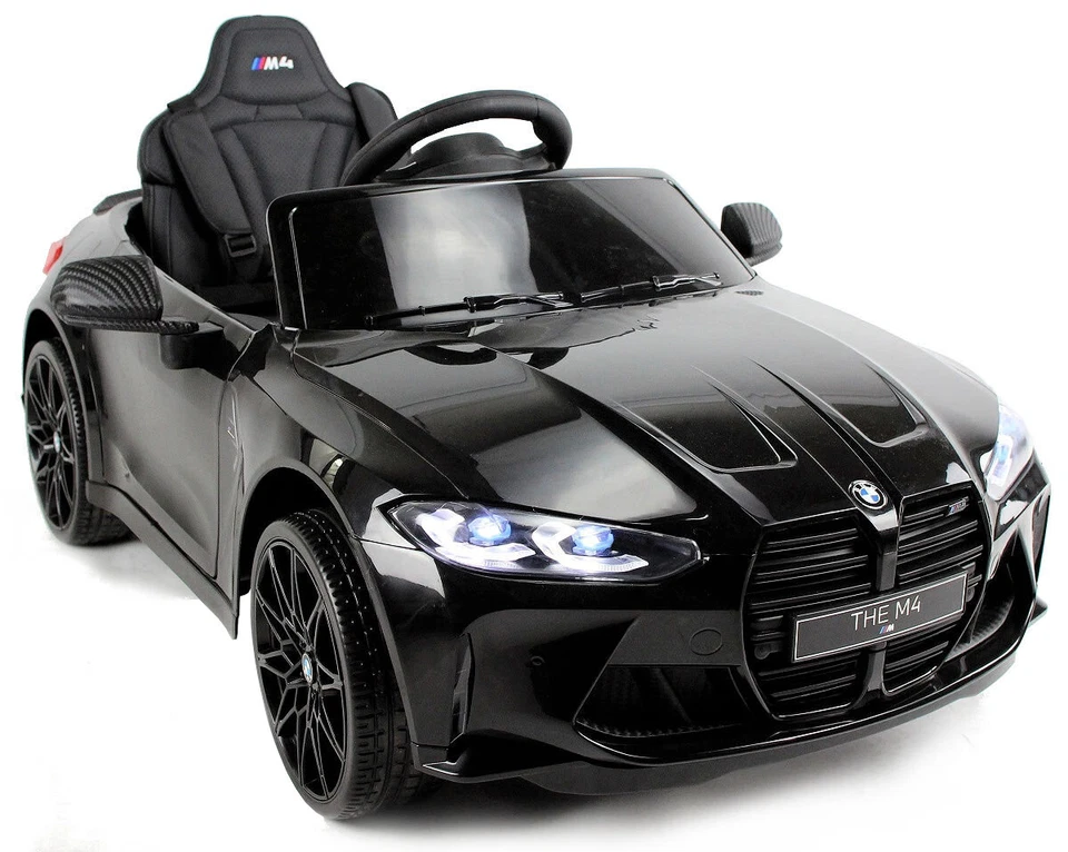 BMW M4, MP- 90W, Eva Räder, Kinderauto Kinderfahrzeug Kinder Elektroauto Schw - Bild 3 von 4