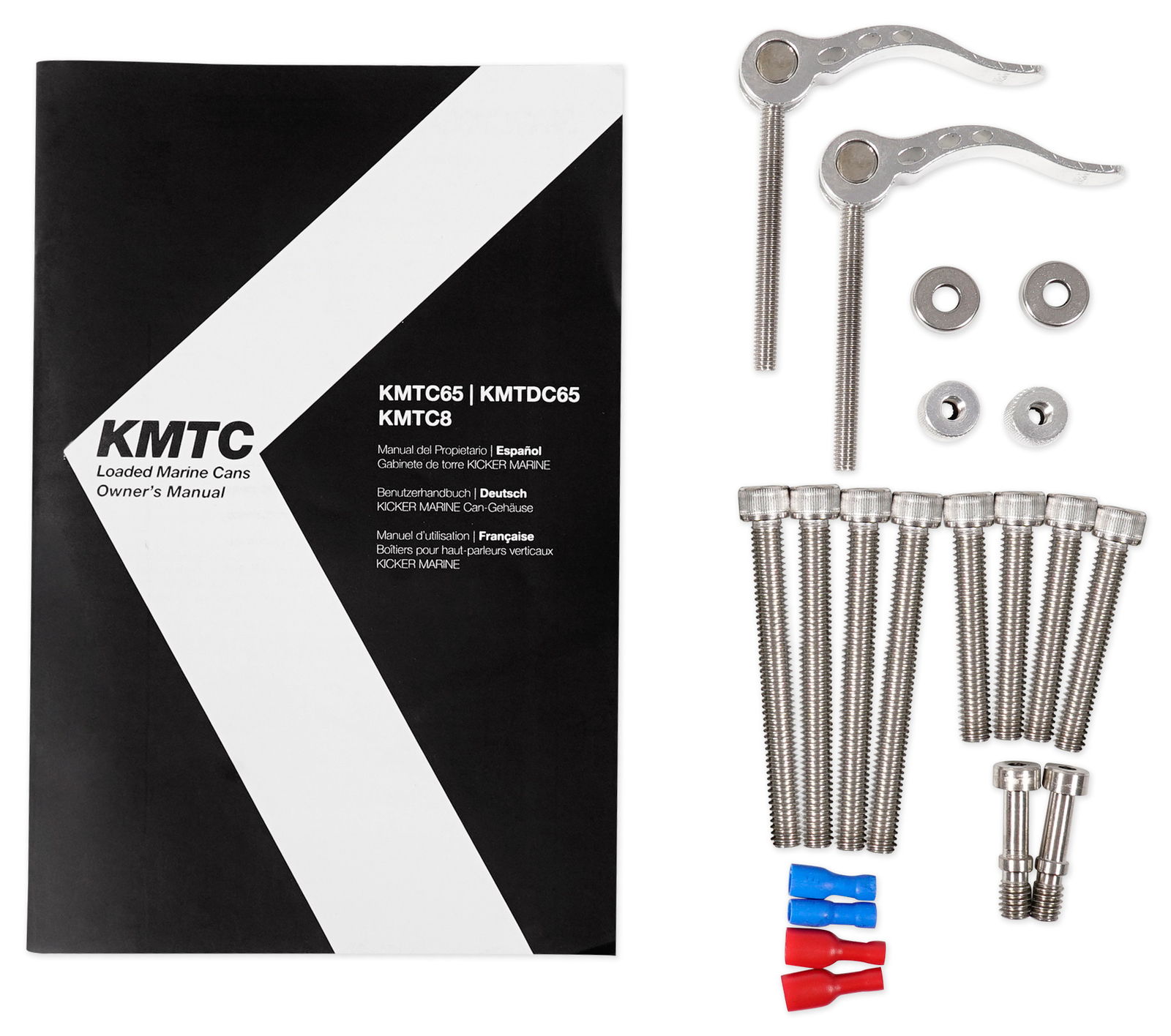 Пара динамиков KICKER 45KMTC65W 65 390 Вт для морской вейкборда со светодиодами KMTC65