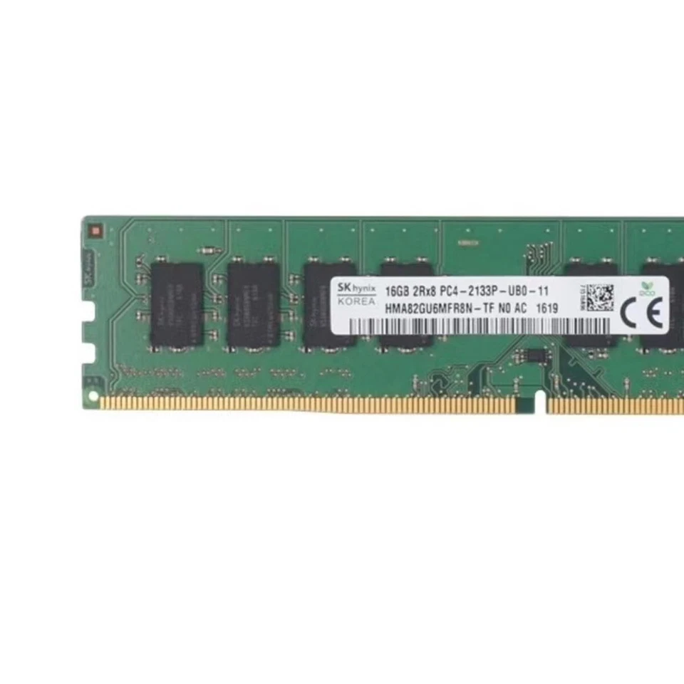 Hynix 64GB 4X16GB DDR4 2133MHz PC4-17000 2RX8 UDIMM Memory Ram HMA82GU6MFR8N-TF - Image 3 of 4