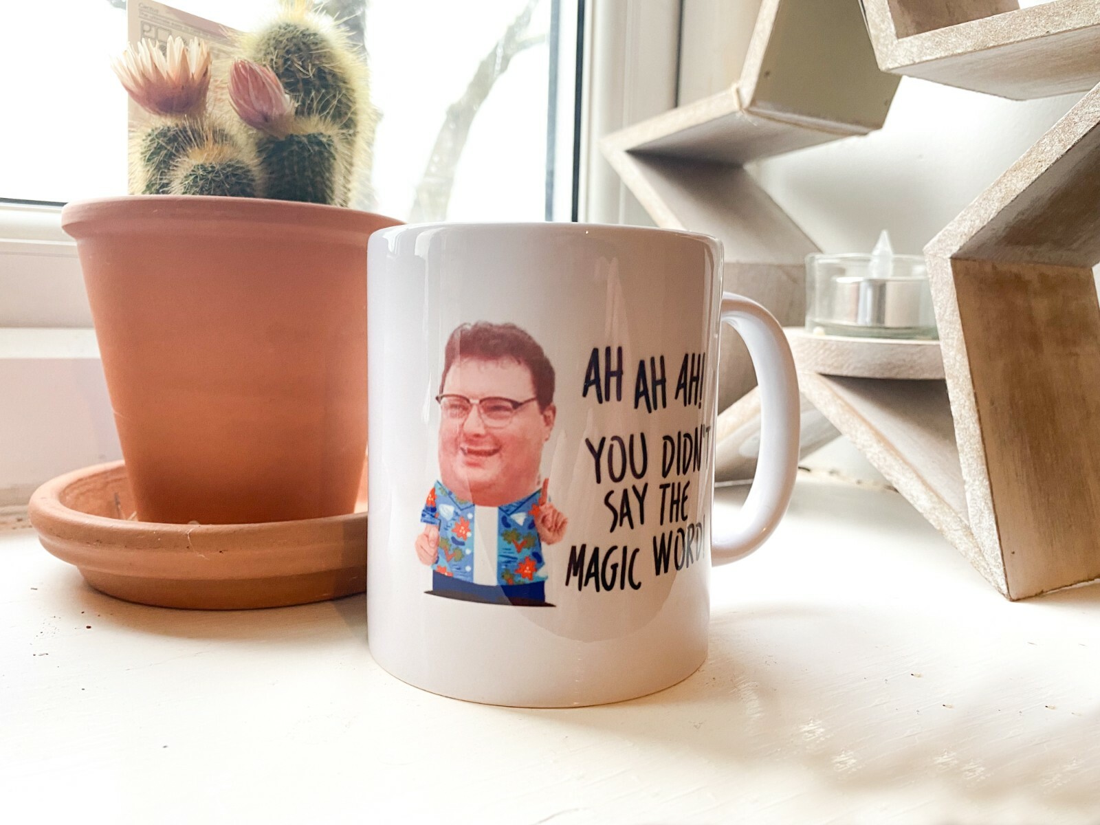 Jurassic Park Mug Dennis Nedry Coffee Cup Jurassic World Dominion T