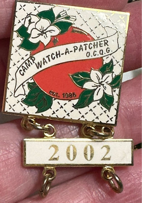 CALIFORNIA Orange County Quilters Guild Watch a Patcher 2002 Vintage Tack T-6475