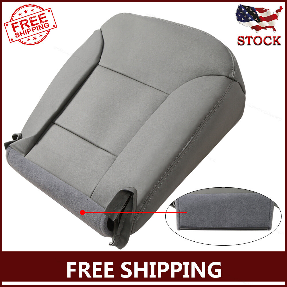 Fits 1995-1999 Chevy Silverado Tahoe Suburban Driver Bottom Seat Cover Gray