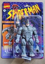 Marvel Legends Retro Spider-Man Animated Series The Rhino MOSC New In Hand