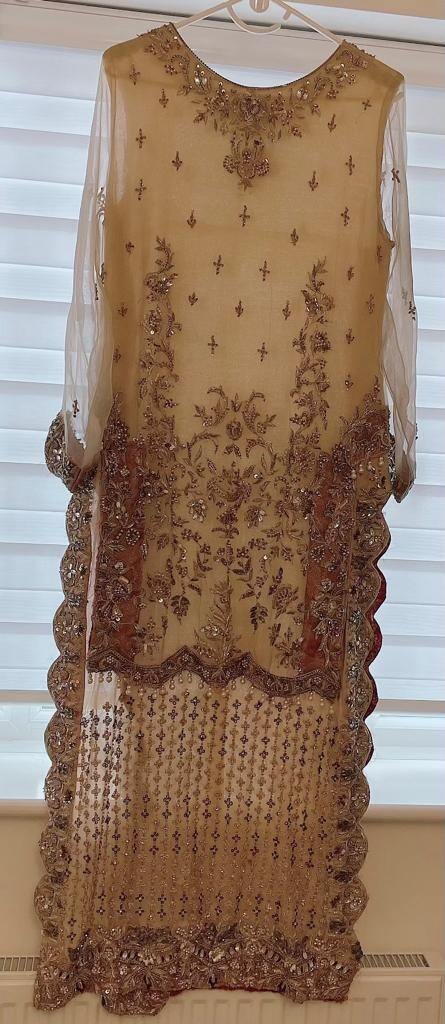 open lace back dress Mint Indian Party Wear Asian Anarkali Wedding Bridal Dress