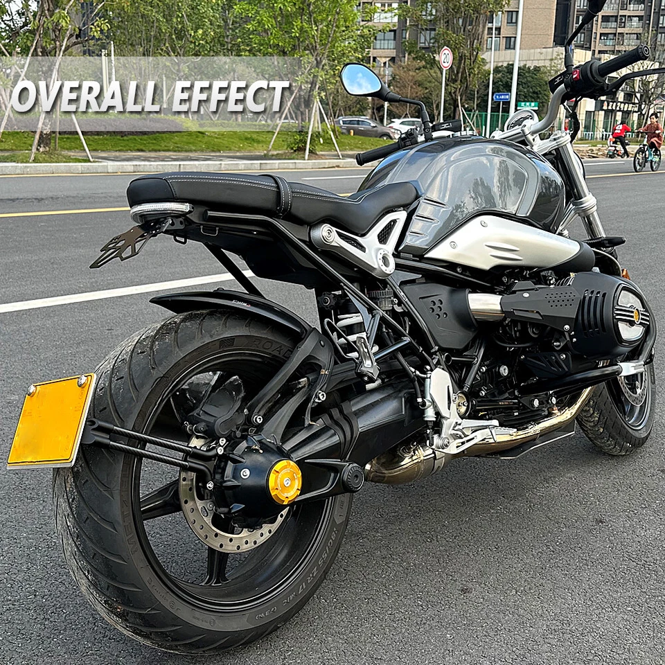 For BMW R NINE T Motorcycle License Plate Holder Tail Rear Bracket Carbon fiber — 第 4/4 张图片