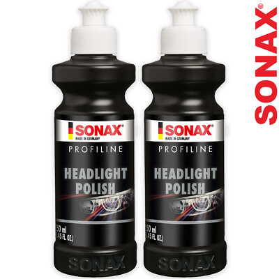 2x SONAX PROFILINE Headlight Polish Scheinwerfer Kunststoff Politur Paste 250ml
