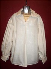 Jack Sparrow Renaissance Peasant Pirate Poet Costume Shirt XL
