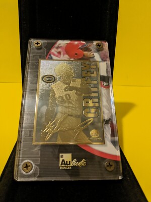 Authentic Images Ken Griffey Jr 24k Gold Card - Limited Edition 