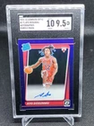 2021-22 Optic Ayo Dosunmu Rated Rookie Purple Priz Refractor Auto SGC 9.5/10