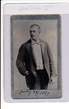 Late 1800s John Sullivan CDV Rare boxing card!  RARE!