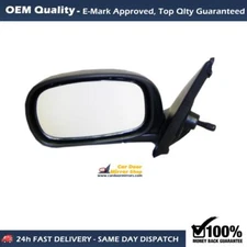 Fits Nissan Micra 1993 - 2002 Complete Wing Mirror Manual Unit Left Hand Side.