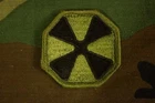 Military Patch US Army 8th Army Korea Subdued BDU Sew On Authentic