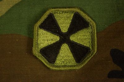 Military Patch US Army 8th Army Korea Subdued BDU Sew On Authentic | eBay