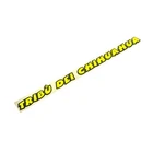 Rossi Helmet and Visor Decals/Stickers Fluro Yellow Moto GP Tribu Dei Chihuahua