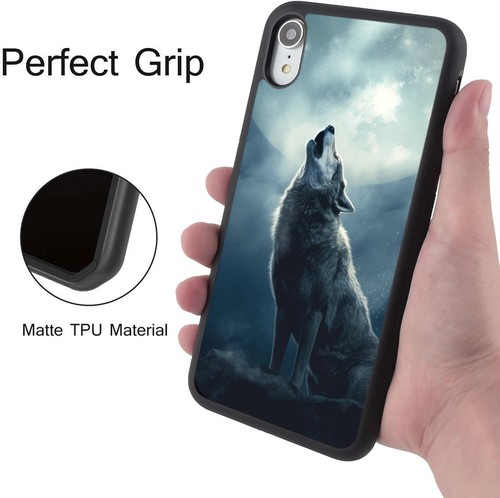 moon sky wolf forest For Google Motorola Moto Apple iPhone Rugged Case - Picture 19 of 25
