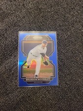 Brandon Woodruff 2022 Prizm Baseball Tier II Base Blue #179  - Milwaukee Brewers