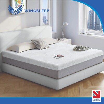 Memory Foam Mattress Roll Up Single Double King 2ft6 to 6ft