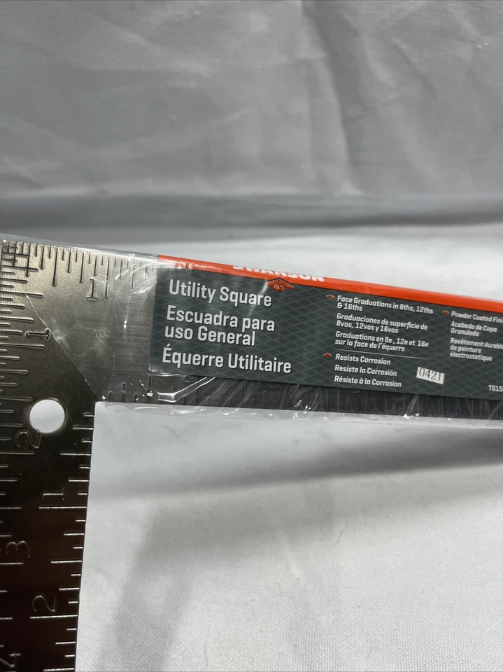 Swanson Tool-TS153 8 In. x 12 In. Steel Utility Square—Heavy Duty U4 - Image 2 of 4