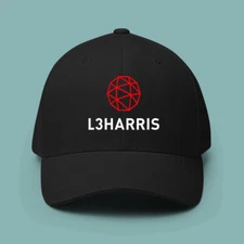 L3Harris Aircraft Logo Print Cap Baseball Hat for Unisex Adults