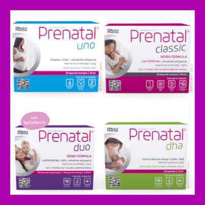 Prenatal DUO DHA CLASSIC UNO Omega 3, EPA, DHA, Iod, Folinsäure, Schwangerschaft