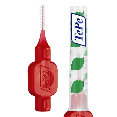 TEPE INTERDENTALBÜRSTEN ROT SAUBERE ZÄHNE VERBESSERN MUNDHYGIENE ZAHNSEIDE