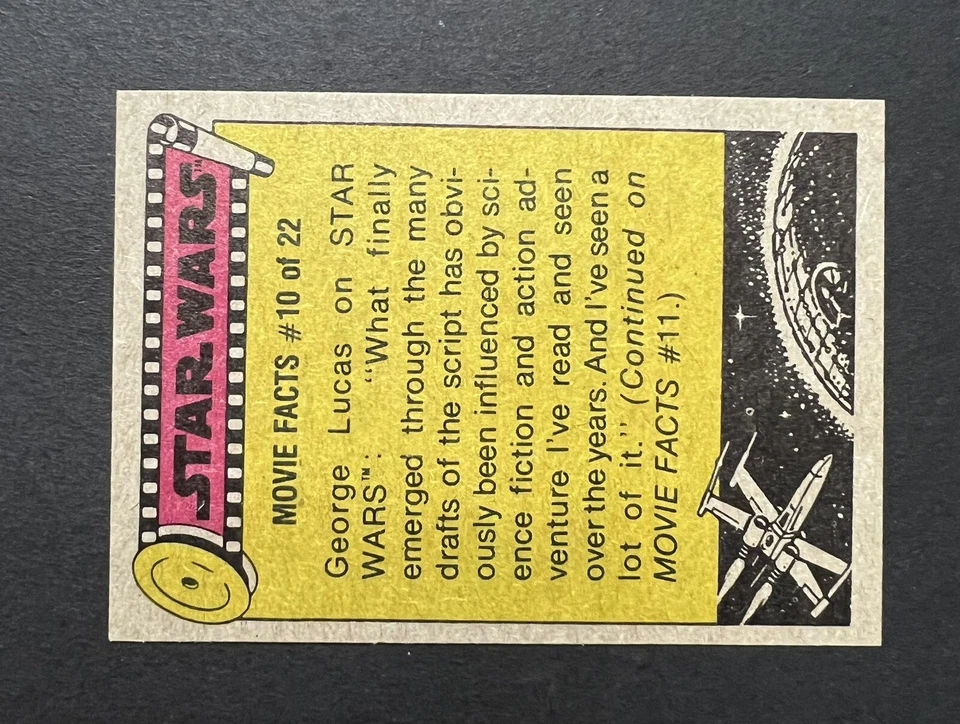 (CB3) REBEL FIGHTER SHIPS #241 star wars 1977 topps trading cards US GREEN - Image 2 of 2