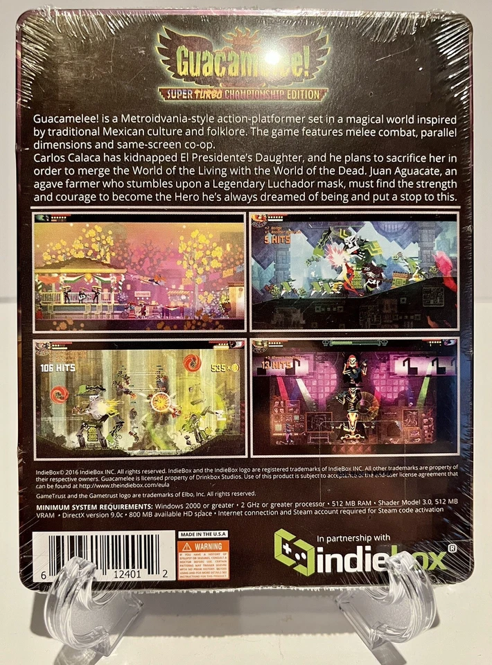 Guacamelee Gametrust Collection Collector’s Edition (PC) NEW Factory Sealed - Image 2 of 3